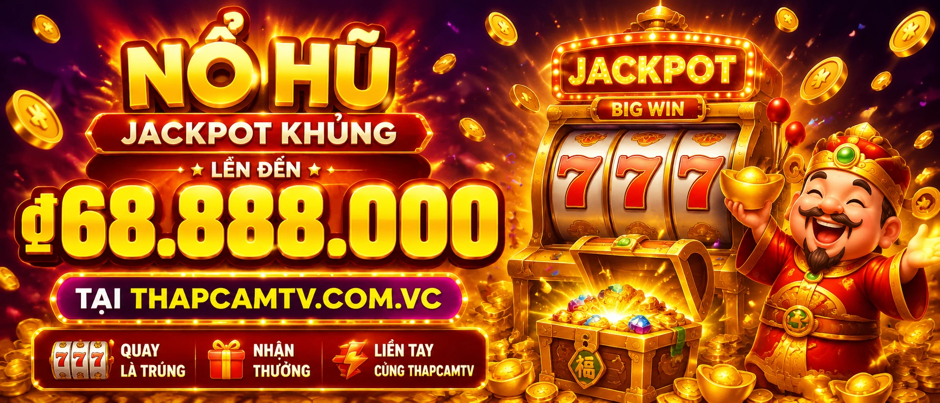 Nổ Hũ cổ điển THAPCAMTV với giao diện chọn trò chơi rõ ràng