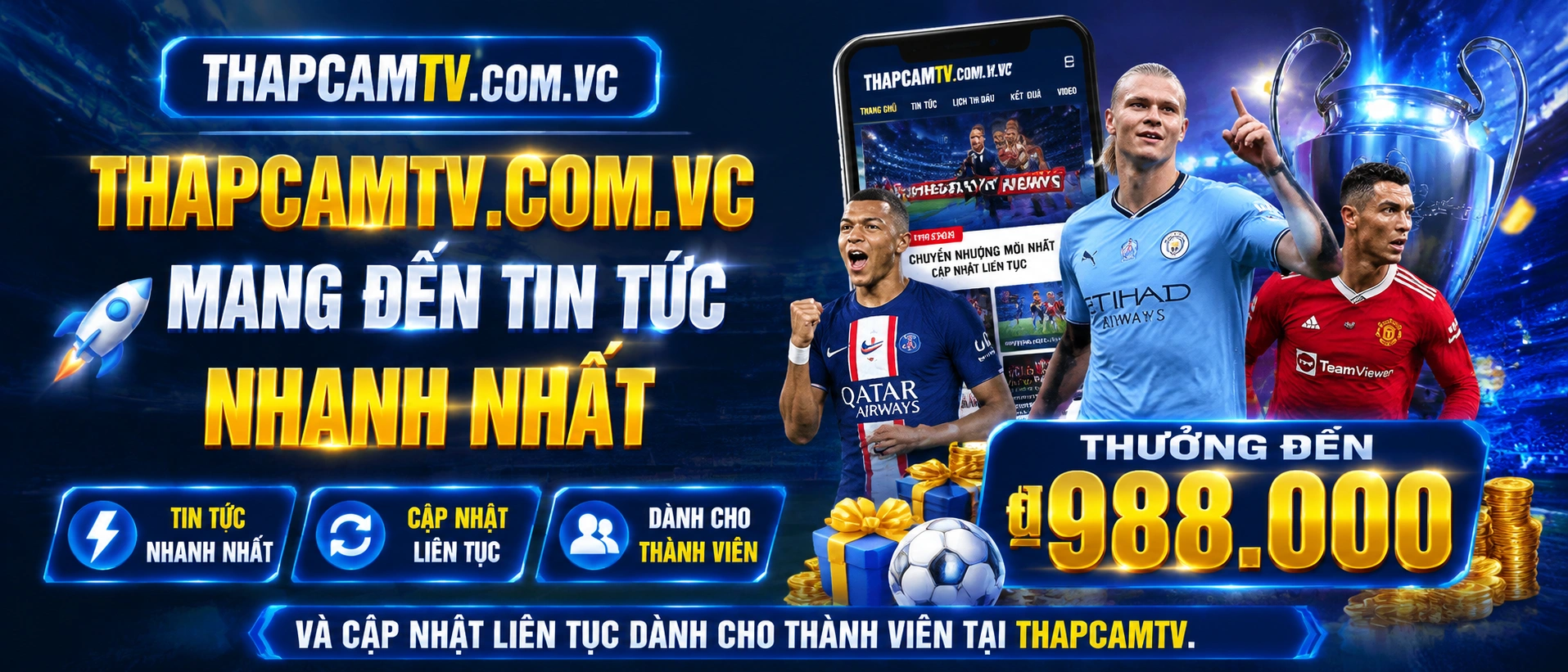 Bộ tin liên quan THAPCAMTV về sự kiện, khuyến mãi và cập nhật chuyên mục